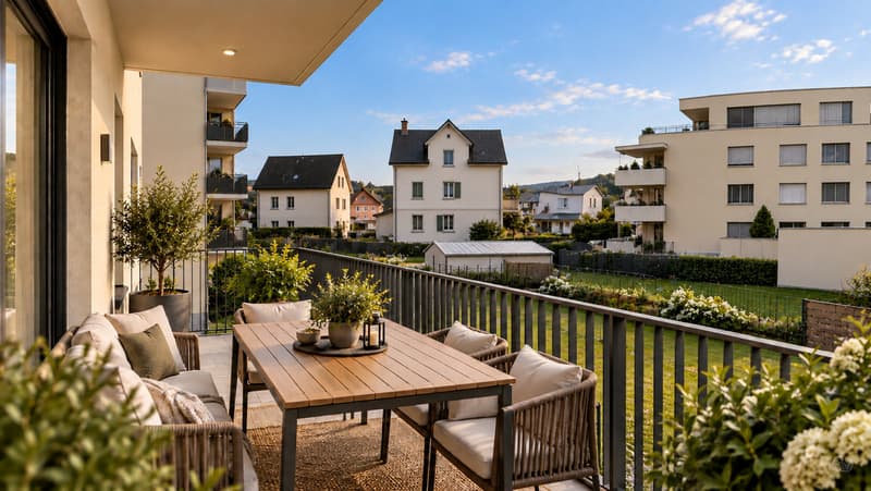 Neubauprojekt AM ZELGACKER - modernes Wohnen in Tann ZH | Whg. Nr. 1.1 (5)