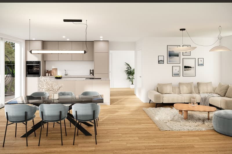 Modernes Einfamilienhaus im Dorfkern von Niederneunforn (2)