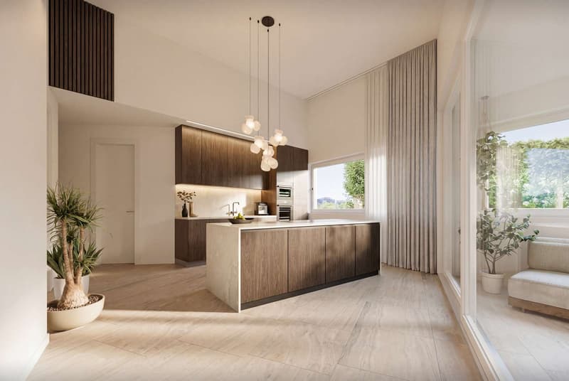 Luxuriöse 5.5-Zimmerwohnung mit über 3 Meter Deckenhöhe - komplett modernisiert in Zürich Witikon (5)