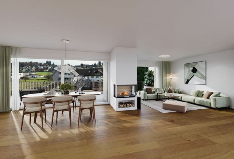Letzte Wohnung - Wohn(T)raum - Exklusive 3½-Zimmer-Attikawohnung an bester Lage! (4)