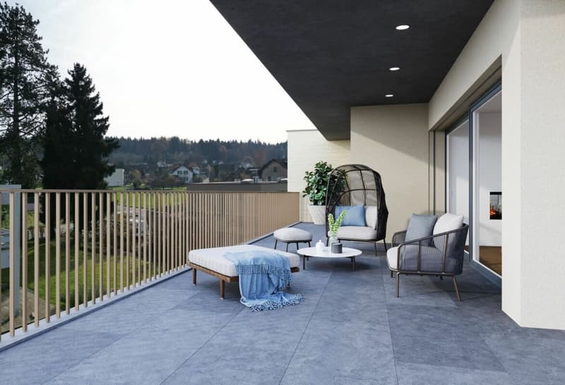 Letzte Wohnung - Wohn(T)raum - Exklusive 3½-Zimmer-Attikawohnung an bester Lage! (8)