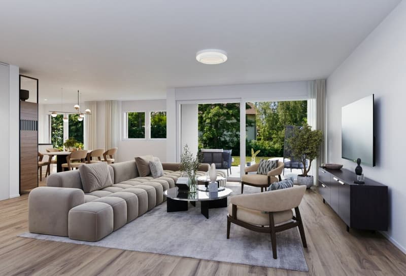 Wohn(T)raum - Exklusive 4½-Zimmer-Maisonette-Attikawohnung mit Blick auf die Aare! (3)