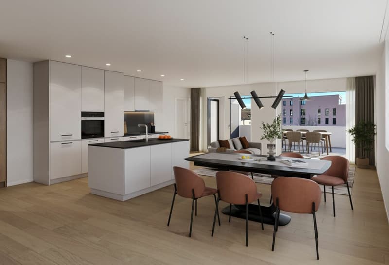 Wohn(T)raum - Exklusive 3½-Zimmer-Gartenwohnung an ruhiger Lage! (6)