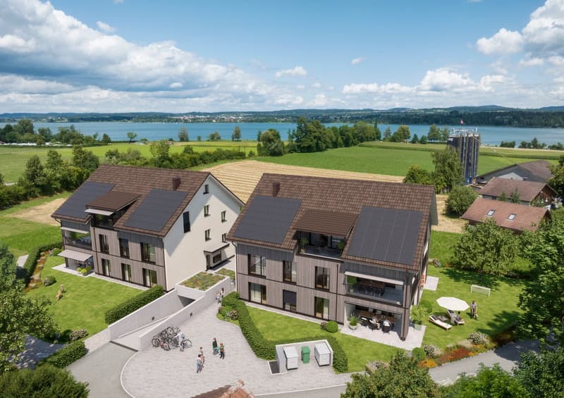 Edificio nuovo "SERAEL" - Vista ininterrotta sul lago di Greifensee, tranquillo e vicino al villaggio (4)