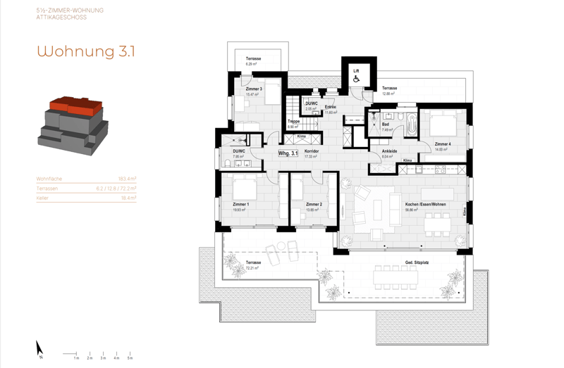 Neubau "MAHALMA" - Exklusives Wohnen an privilegierter Lage in Uerikon Stäfa (7)