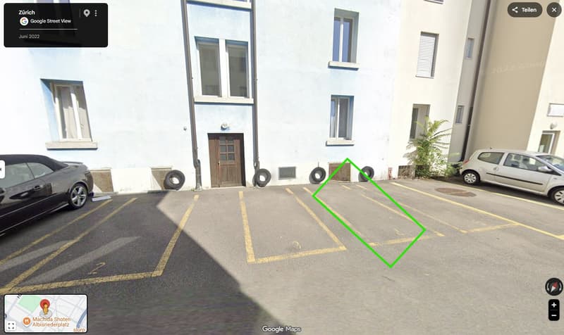 24/7 zugänglicher Aussenparkplatz an zentraler Lage in Zürich (3)