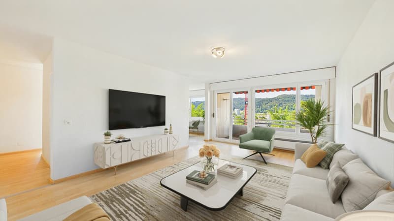 Helle 4-Zimmer-Wohnung an zentraler Lage in Wettingen (2)