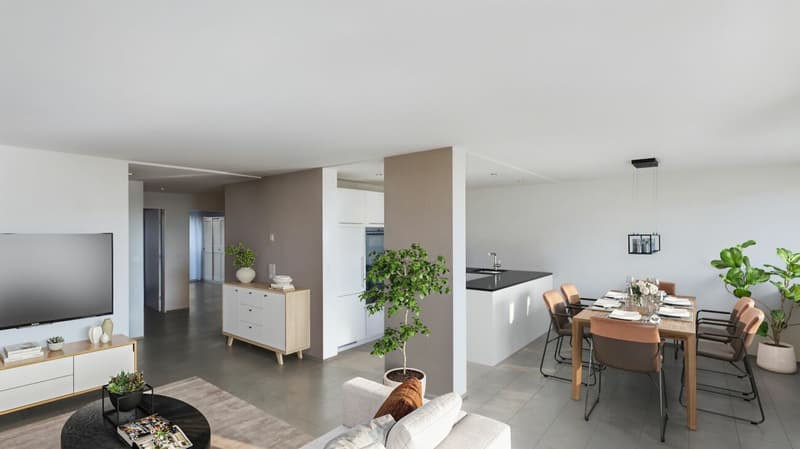 Moderne Gartenwohnung zur Miete in Erlenbach (4)