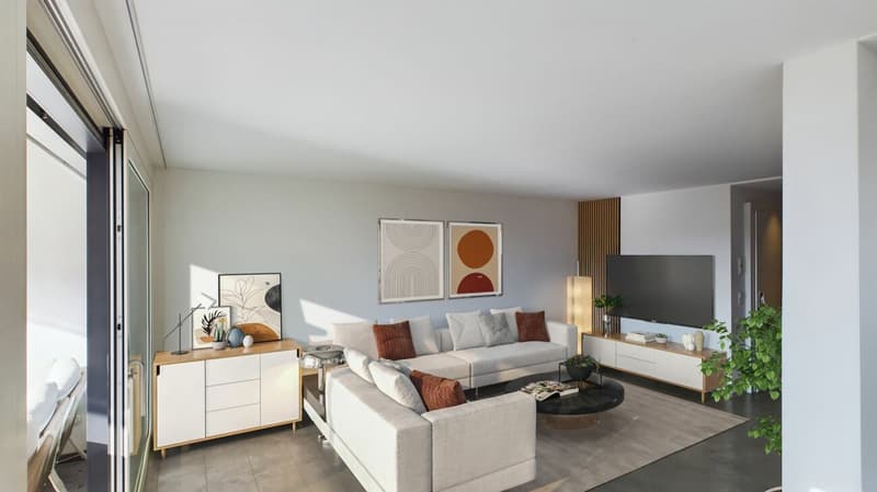 Moderne Gartenwohnung zur Miete in Erlenbach (2)