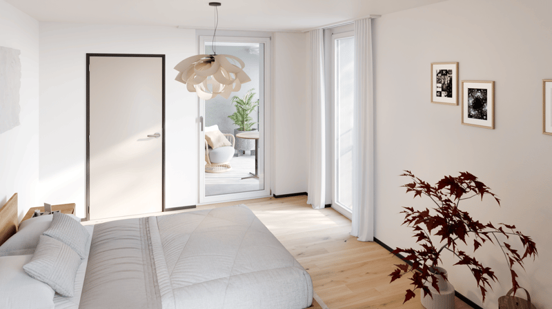 Schlafzimmer (Bodenbeläge Typ 1)