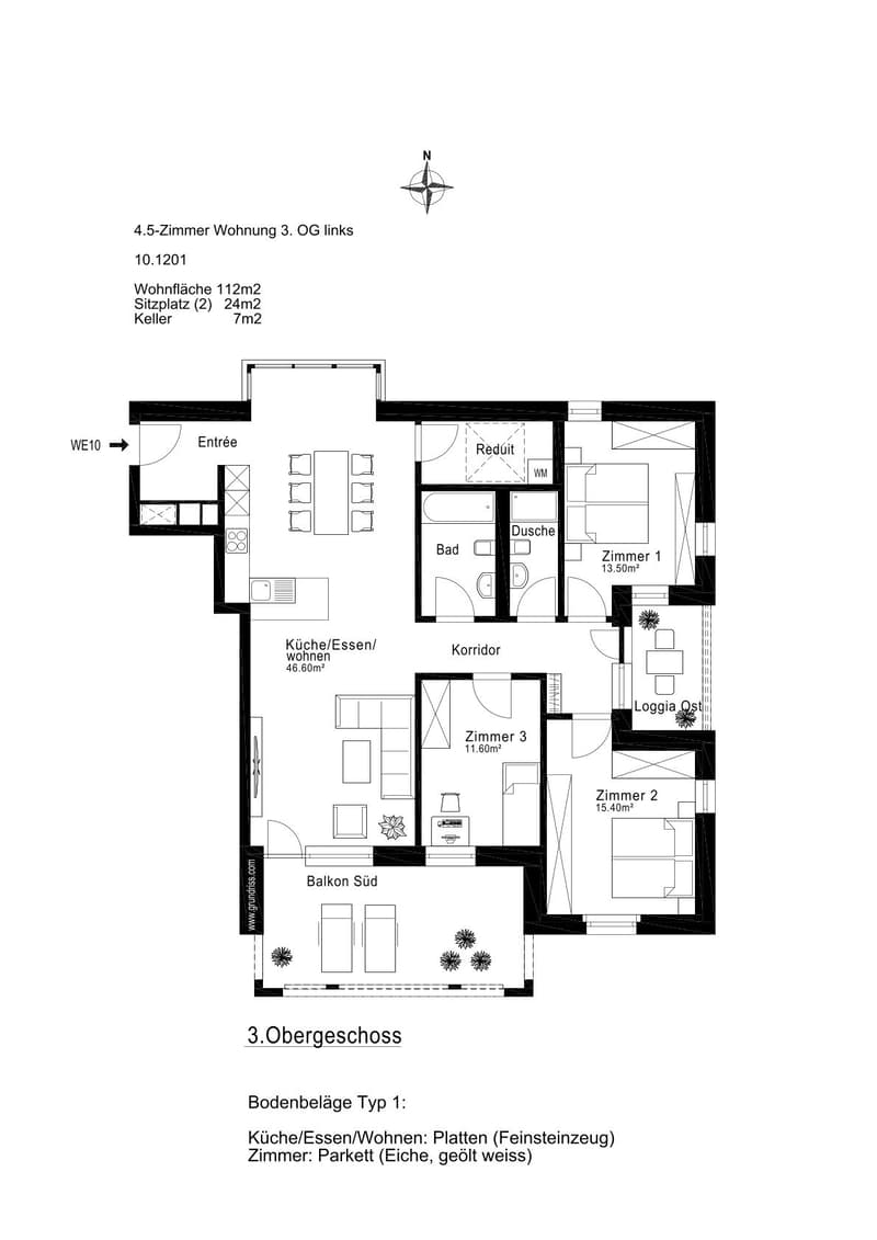 Hochwertige 4.5-Zimmerwohung - Cool durch den Sommer dank Free Cooling-System (19)