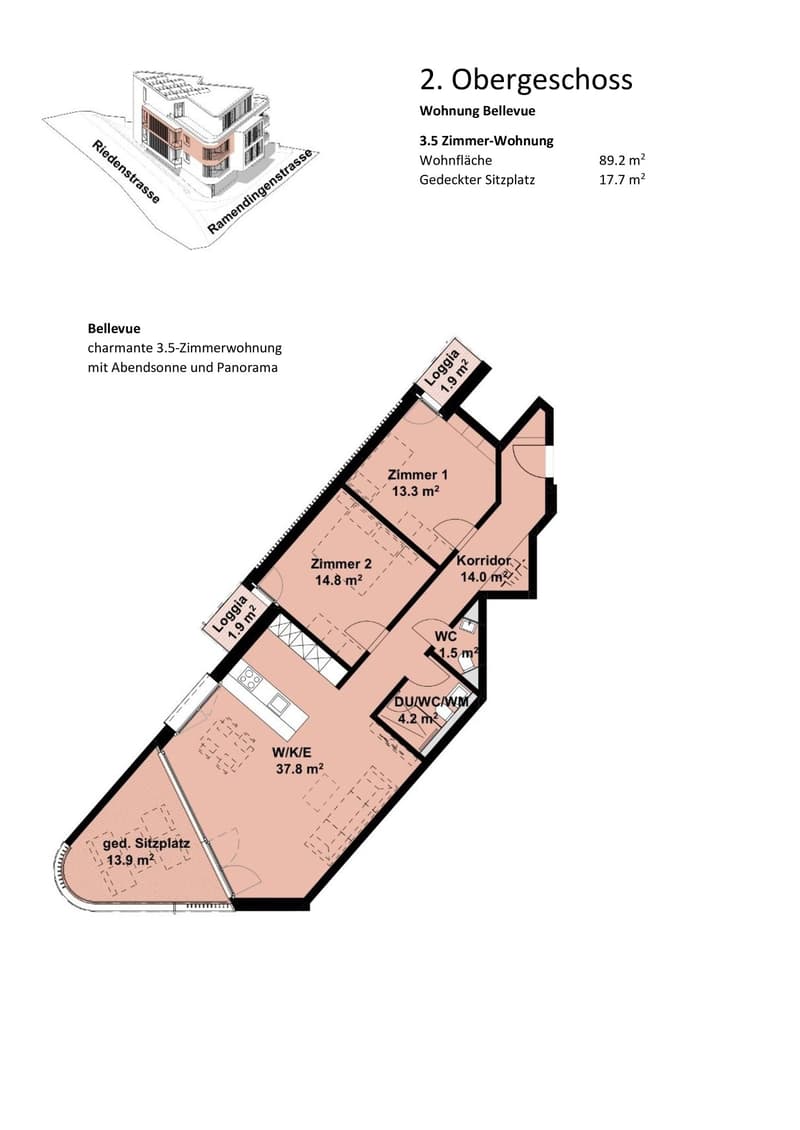 Baustart erfolgt! Neubauprojekt Triangulum Gommiswald 3.5 Zimmer Wohnung (5)