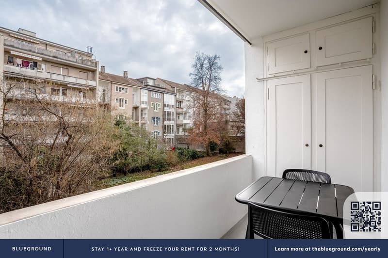 Schöne Iselin 3ZW mit privater W/T, 1 Minute zum Markt, über Blueground (6)