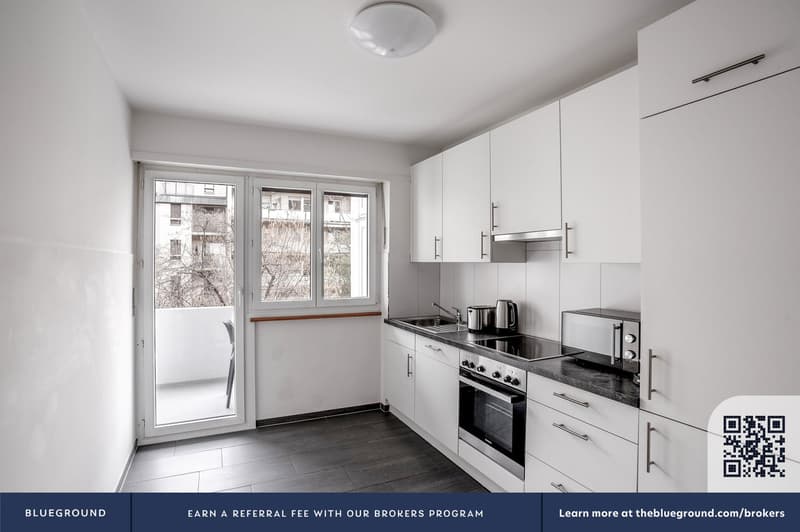 Schöne Iselin 3ZW mit privater W/T, 1 Minute zum Markt, über Blueground (8)