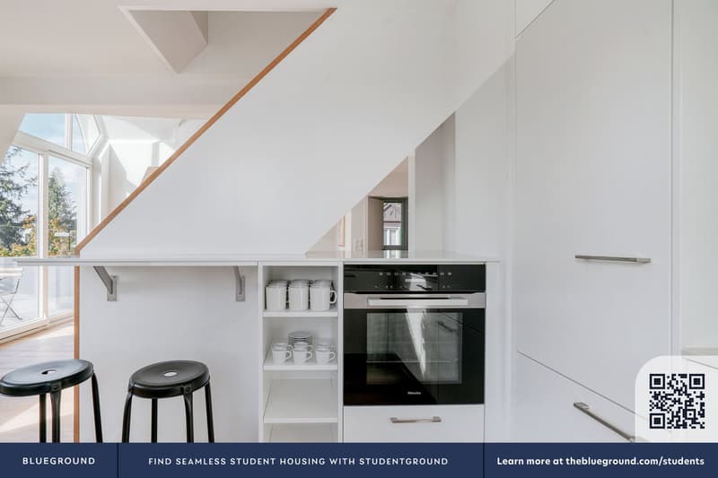 Schöne Wipkingen, 3.5 Zim., private  W/T, Keller, nahe Tram,  über Blueground (11)