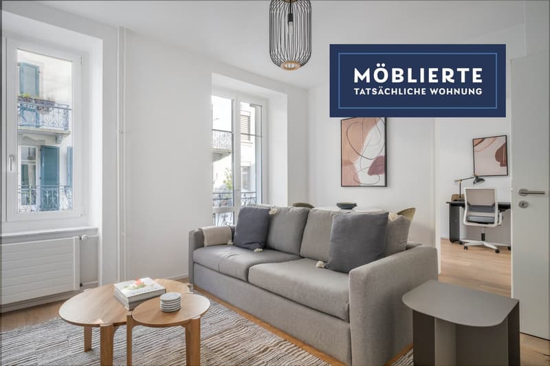 Tolle Wohnung in Seefeld, 1 Schlafzimmer + Office, Seenähe, über Blueground (1)