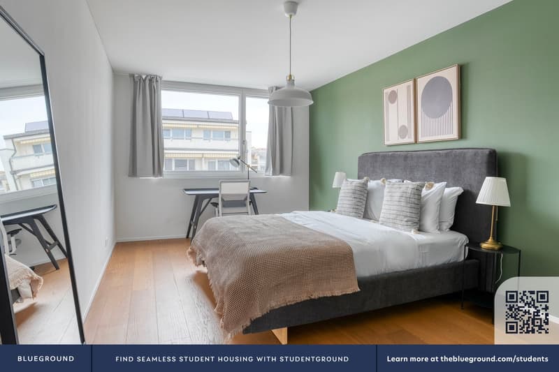 Gehobene 3.5 ZW mit privater W/T und schöne Aussicht, by Blueground (10)