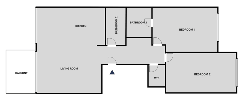 Gehobene 3.5 ZW mit privater W/T und schöne Aussicht, by Blueground (13)