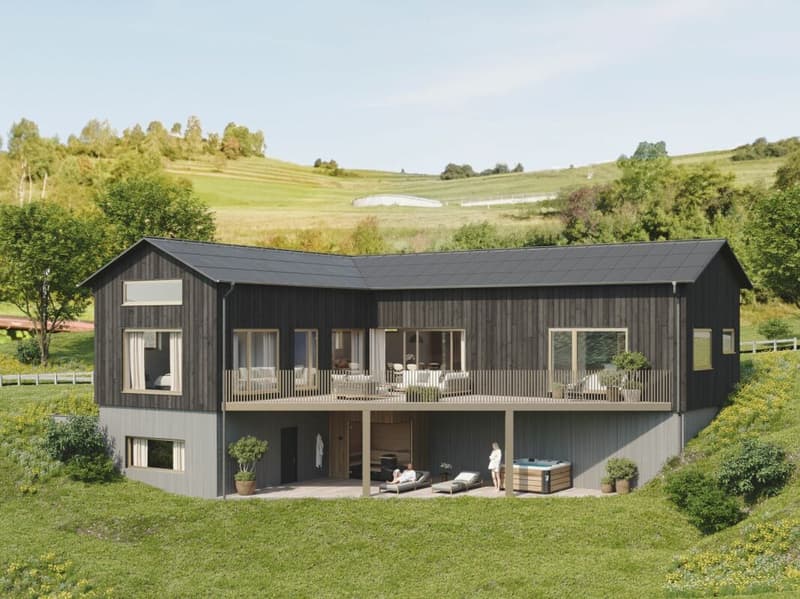 Vivere dove gli altri trascorrono le vacanze. Chalet moderno di 5,5 locali (2)