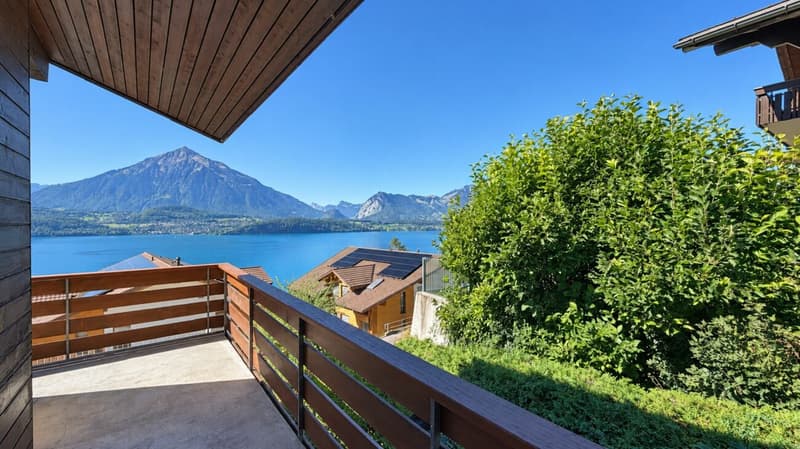 Wohnen mit See- und Bergsicht - 3½ Zimmer mit grossem Balkon in Gunten (18)