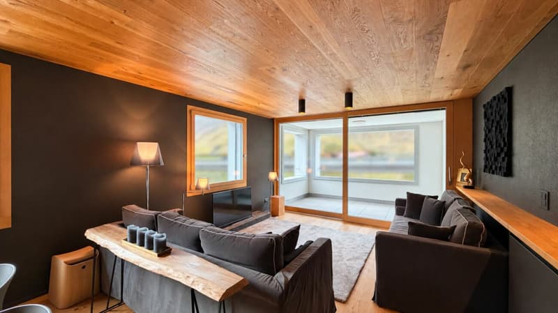 Exklusive 3-Zimmer-Wohnung in Andermatt - voll möbliert mit Designermöbeln (2)