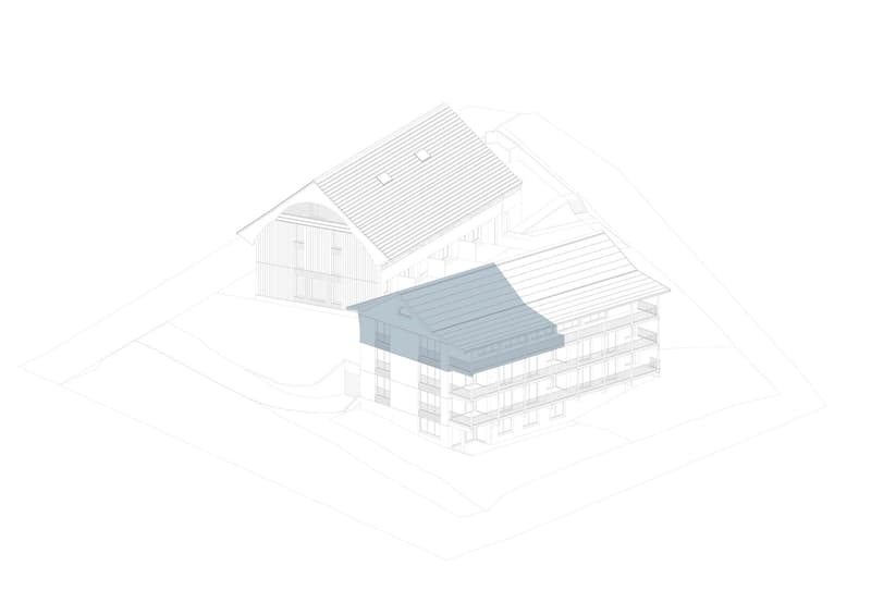 Axonometrie Wohnung 6