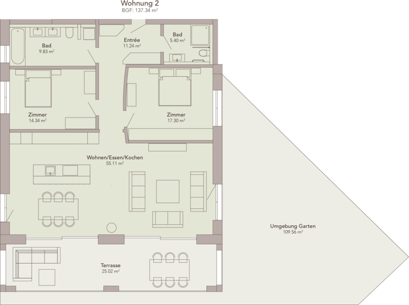 Mehrfamilienhaus "Chesa Lumina" Erstwohnsitz (7)