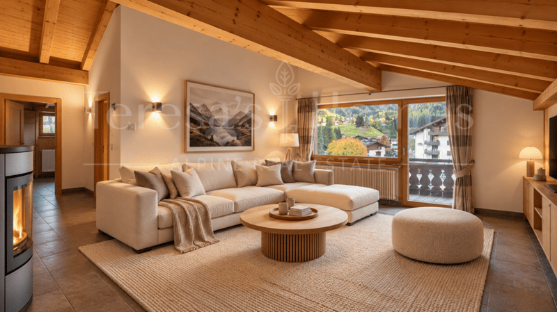 3.5 Zimmer Dachgeschosswohnung mitten im Zentrum von Klosters Platz (1)