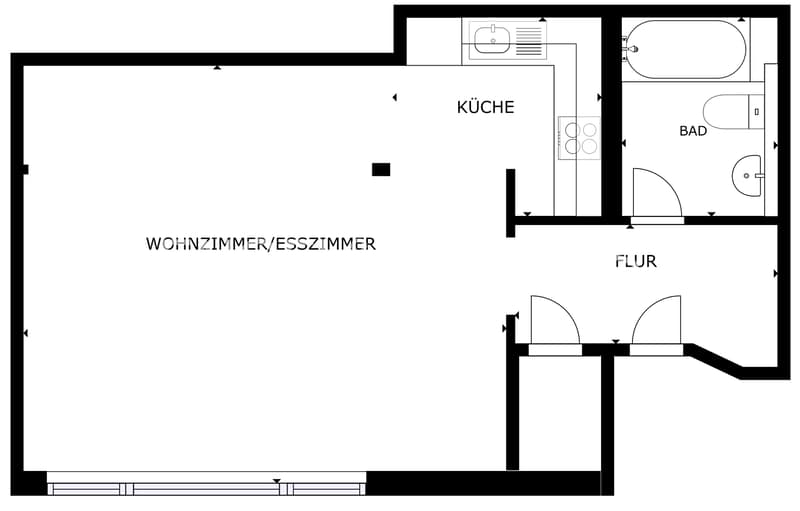1-Zimmer-Wohnung in Saig (5)