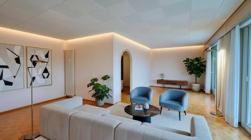 Paradiso, elegante attico con spettacolare vista lago e terrazza da 50 mq (3)