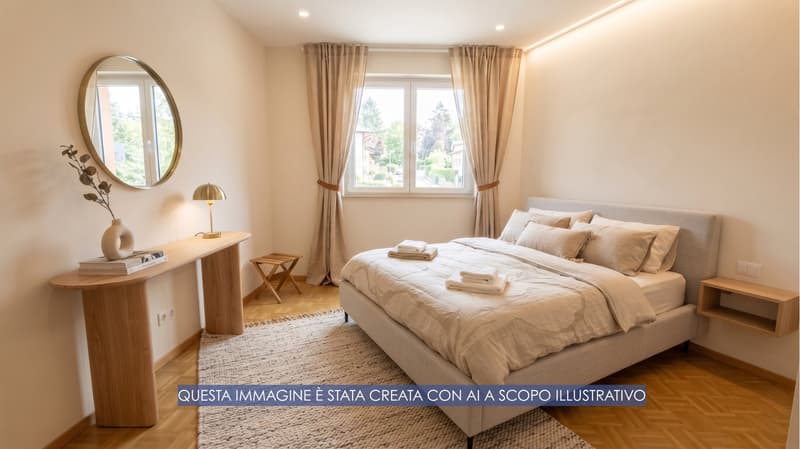 Viganello, 3.5 locali con terrazzo in contesto di poche unità (3)