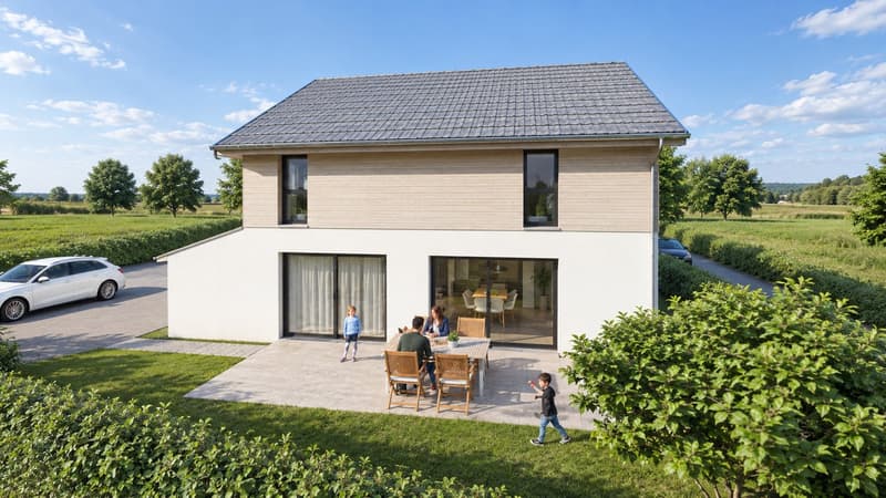 A 10 minutes d'Estavayer - Villas individuelles neuves de 4.5 pièces à Treytorrens (3)