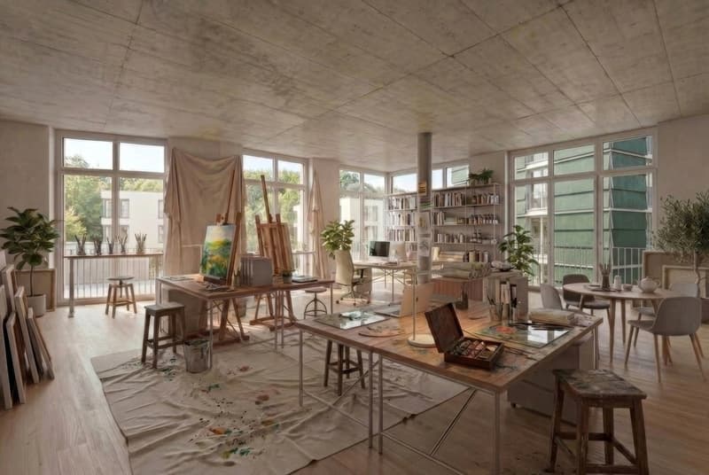 Première location : atelier directement sur l'Aare ! (5)