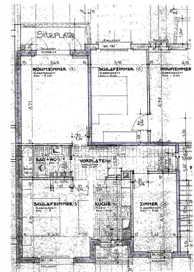 Grundrissplan