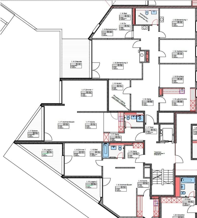 Grundrissplan 1. OG