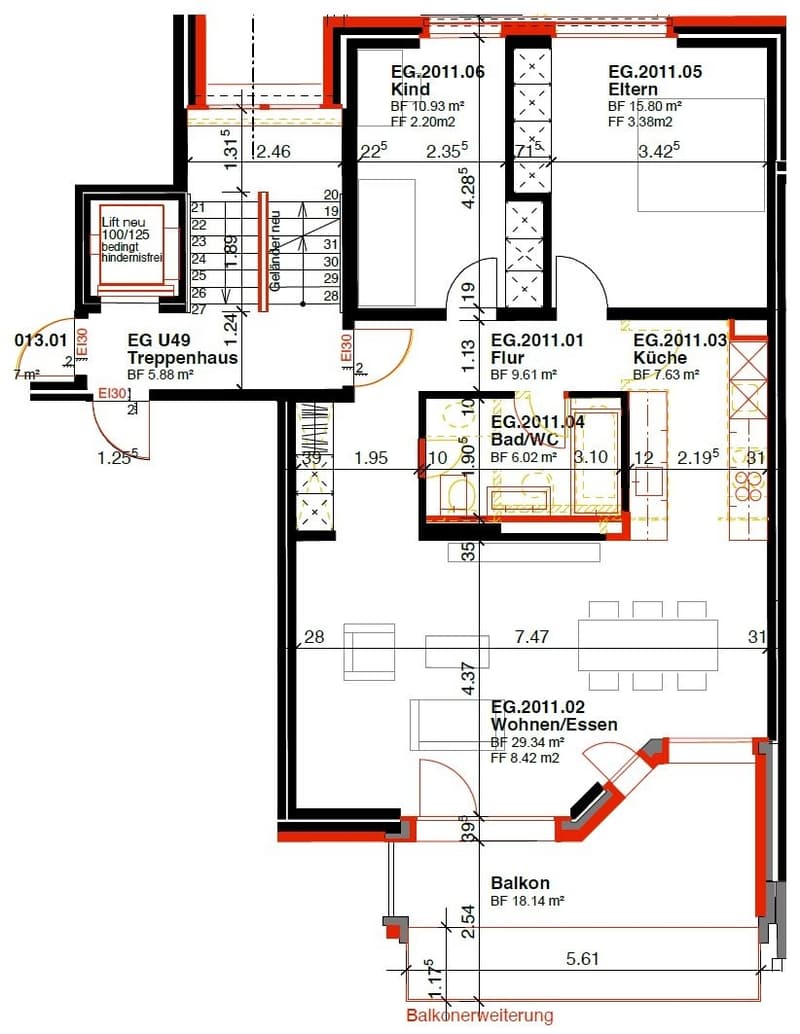 Grundrissplan