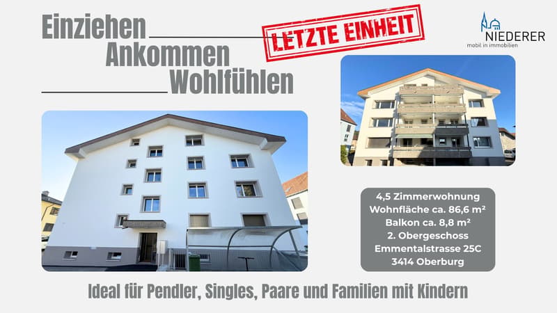 Erstbezug nach Totalsanierung moderne 4,5-Zimmer-Wohnung in Oberburg (1)