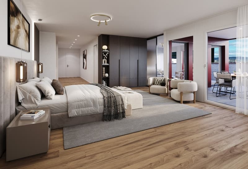 Wohn-/Schlafzimmer
