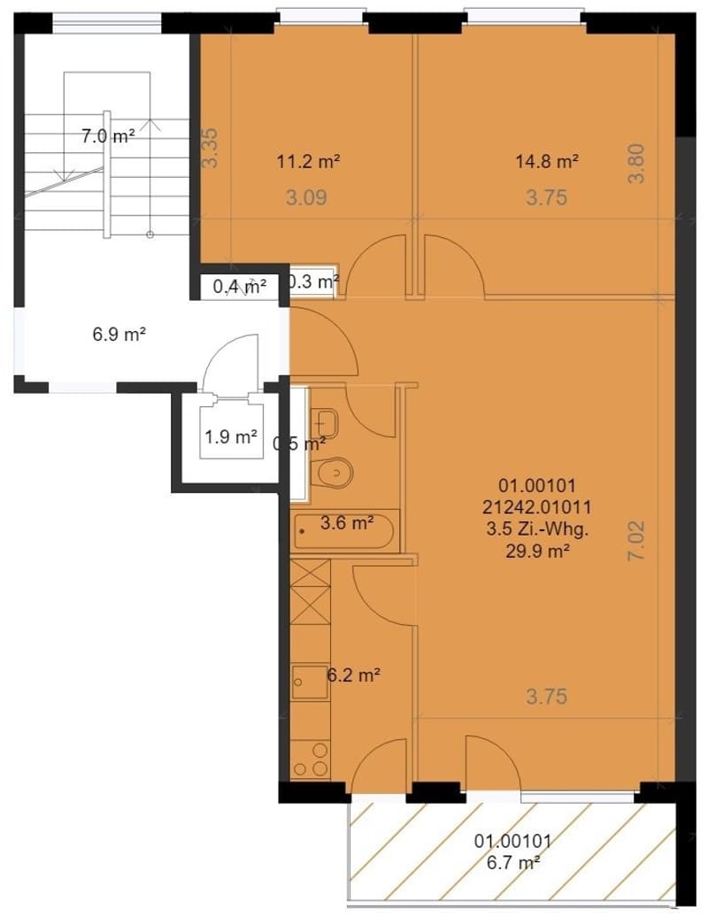 Grundrissplan