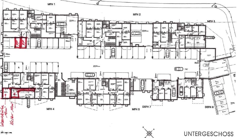 UG- und Garagenplan
