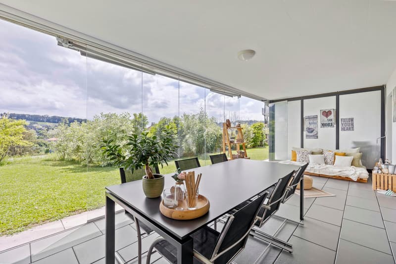 Moderne 3.5-Zimmer-Gartenwohnung an bester Lage mit Sicht ins Grüne (10)