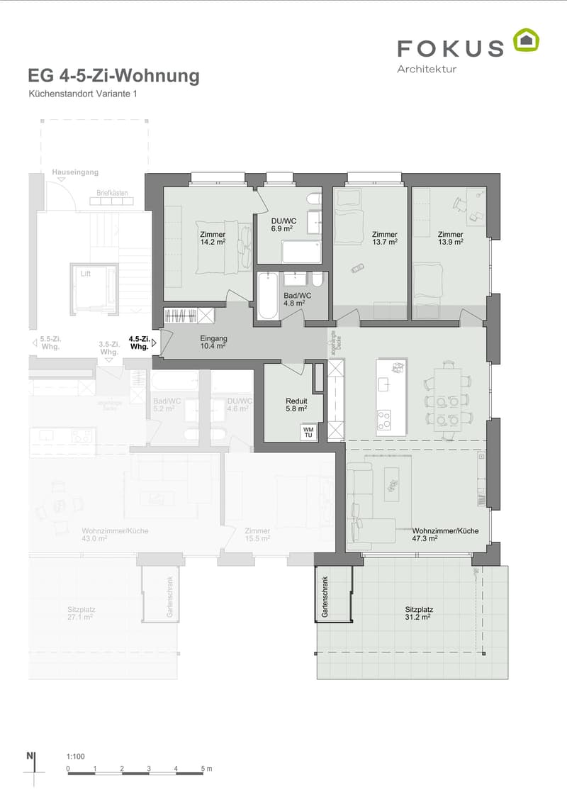 Moderne 4.5-Zimmer-Neubauwohnungen EG in Hombrechtikon (10)