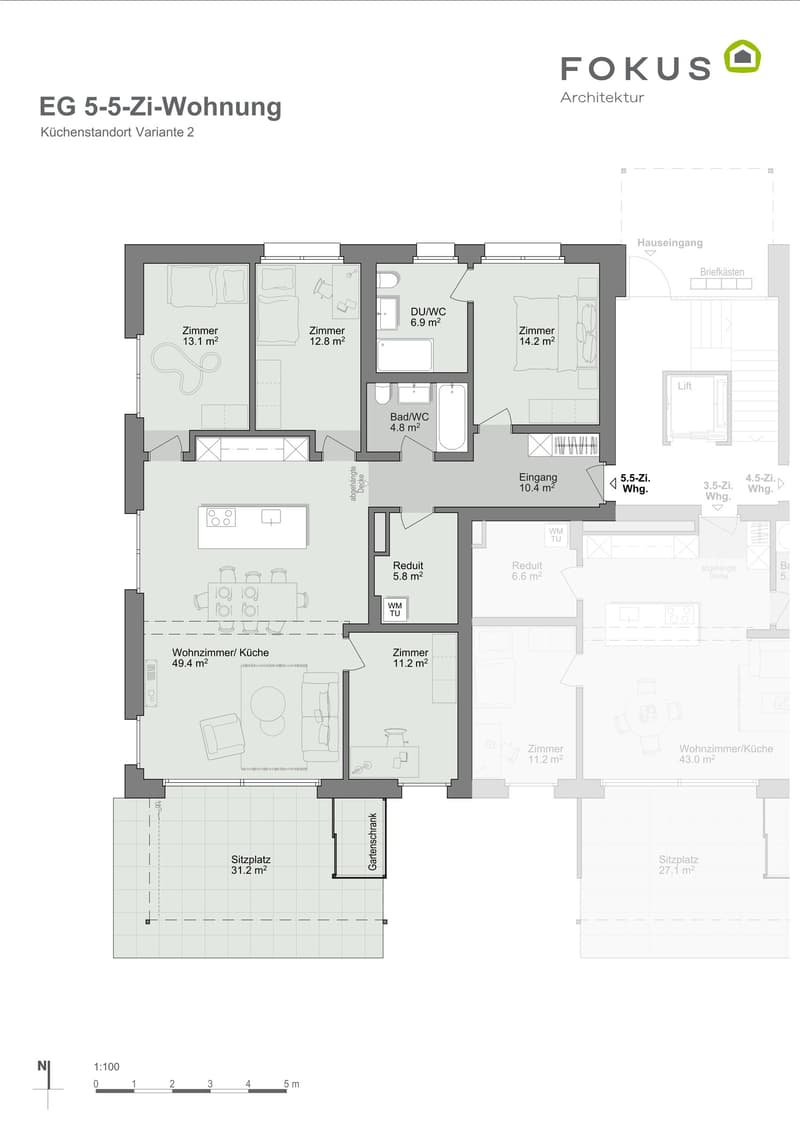 Moderne 5.5-Zimmer-Neubauwohnungen EG in Hombrechtikon (11)