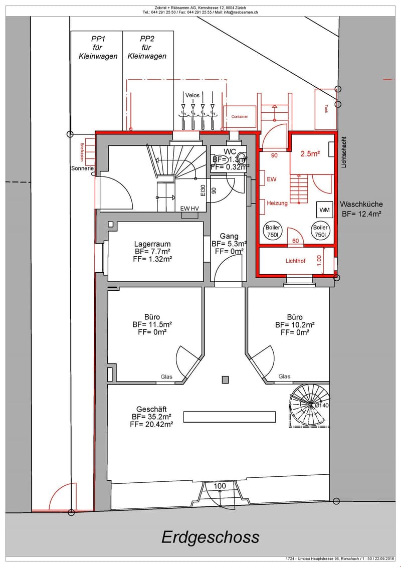 living room, bedroom, WC, storage, hallway, boiler, boiler room, office, office, glass