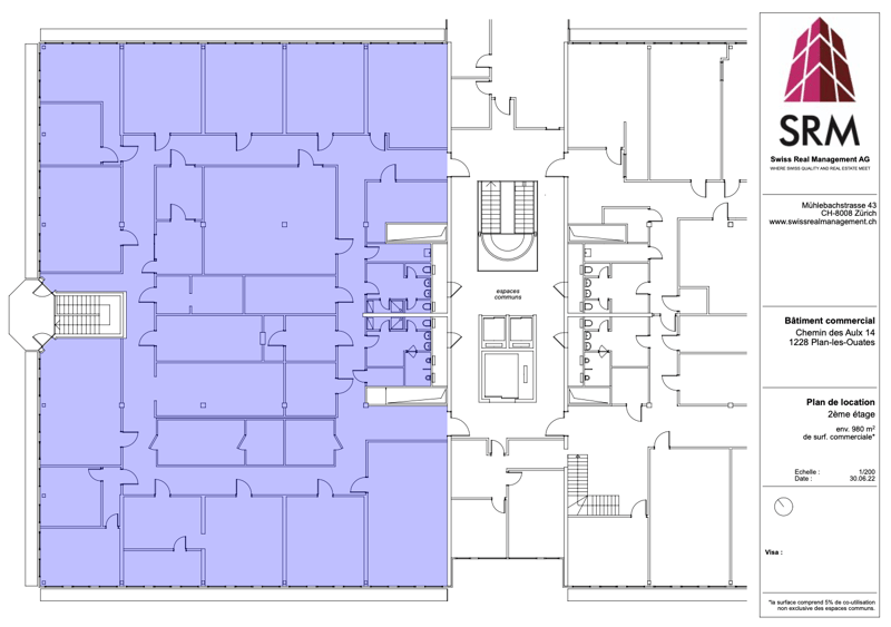 1410m2 de laboratoires au 2ème étage du CTN 14 à Plan-les-Ouates (2)
