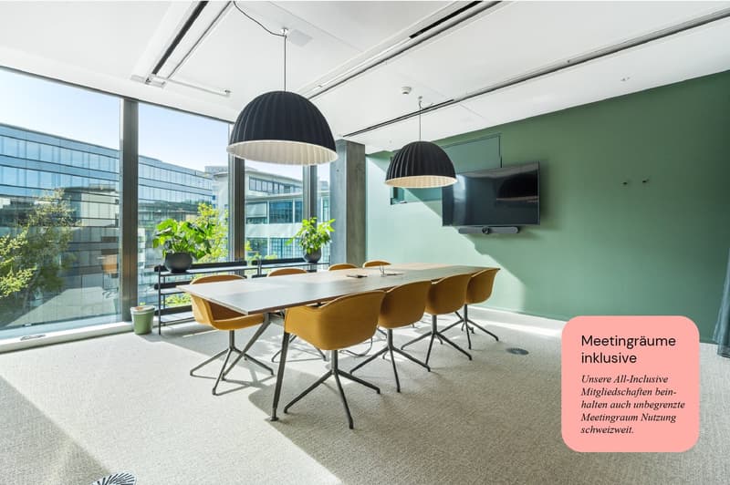 FlexOffice im Prime Tower Zürich – Teambüros für 2–30 Personen (1)