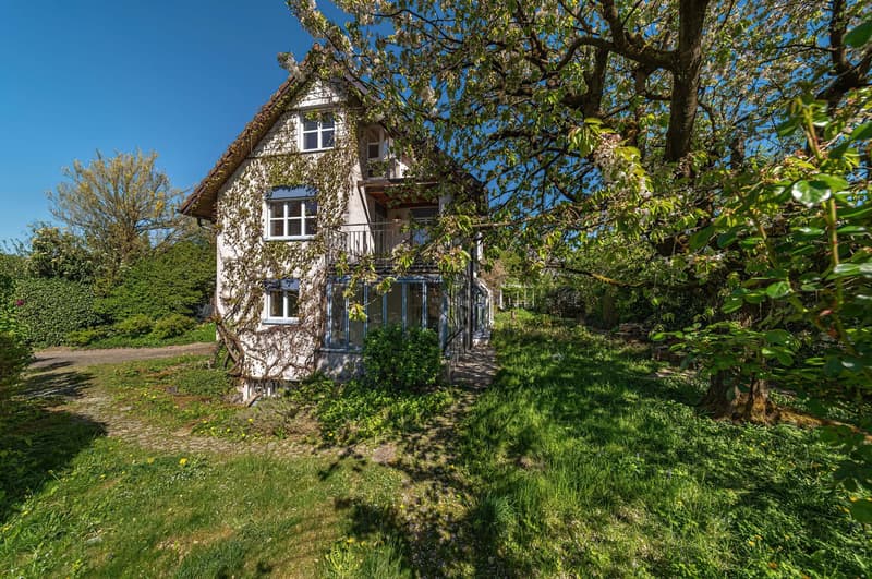 Wohnen mit viel Privatsphäre – Freistehendes 7-Zimmer-Einfamilienhaus mit grossem Garten (1)