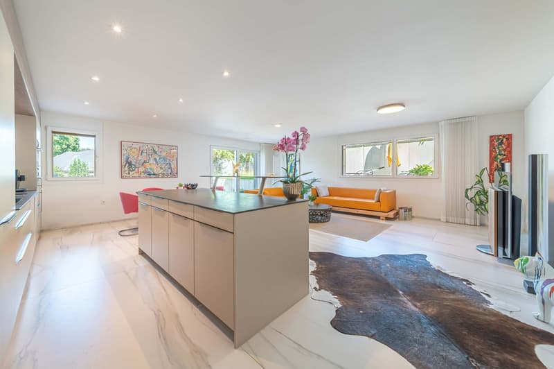 Ein Bijou – moderne 4.5-Zimmer-Gartenwohnung mit viel Privatsphäre (3)
