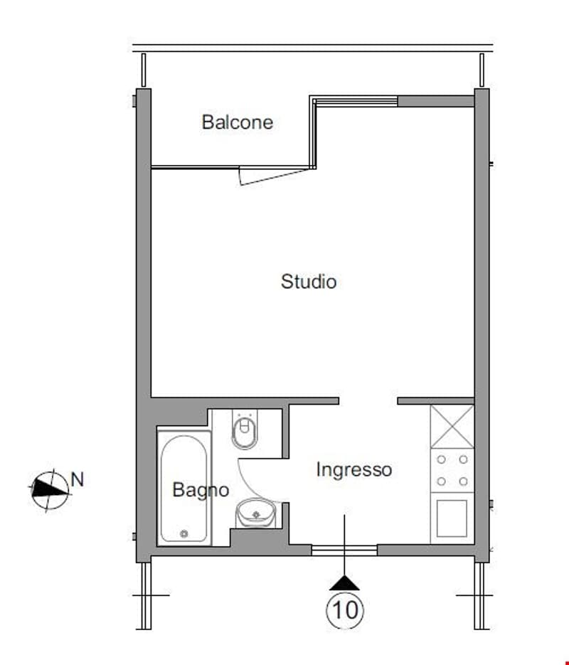 Appartamento 5.5 locali ammobiliato con 3 balconi al 5 piano, vista lago (21)