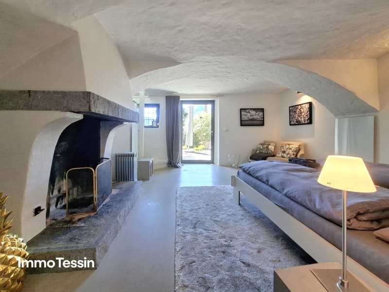 Architektur  Ästhetik  Design-Rustico mit Terrassen und Blick auf den Lago Maggiore 9